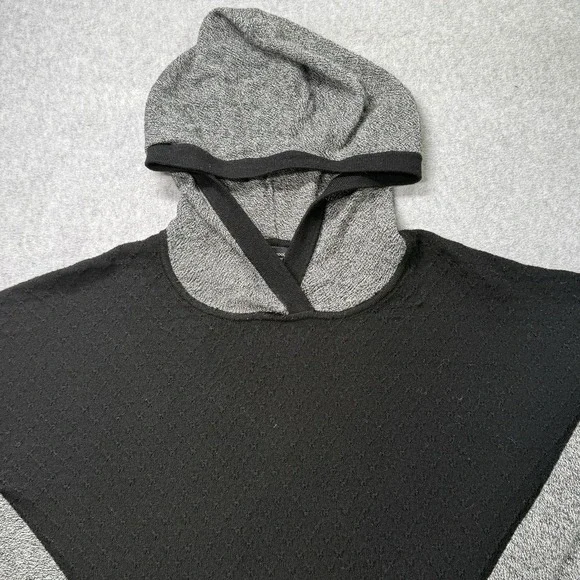 Smartwool Women's Hoodie Small Black Gray Long Sleeve Wool Blend Pullover - Picture 2 of 11